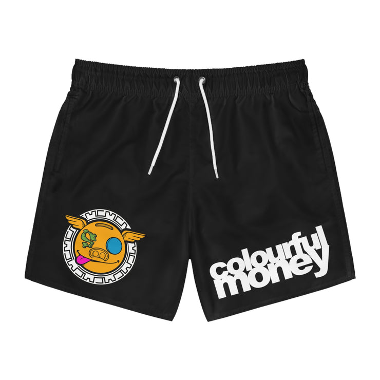 CM Summer 24 Swim Trunks – Vibrant Customizable Swimwear (Black)
